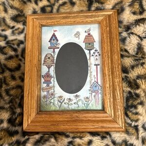 Bird house picture frame
